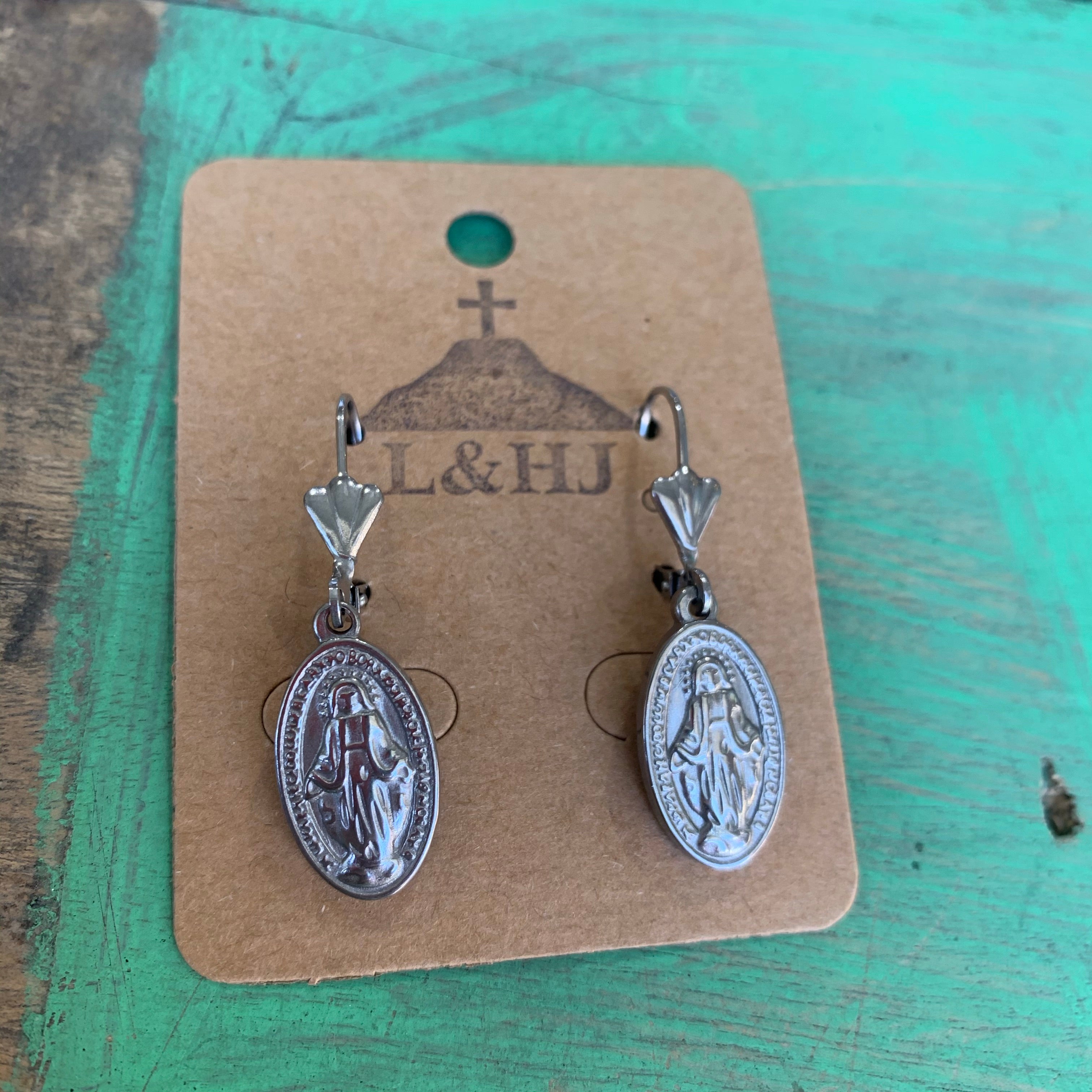 Miraculous Medal Earrings