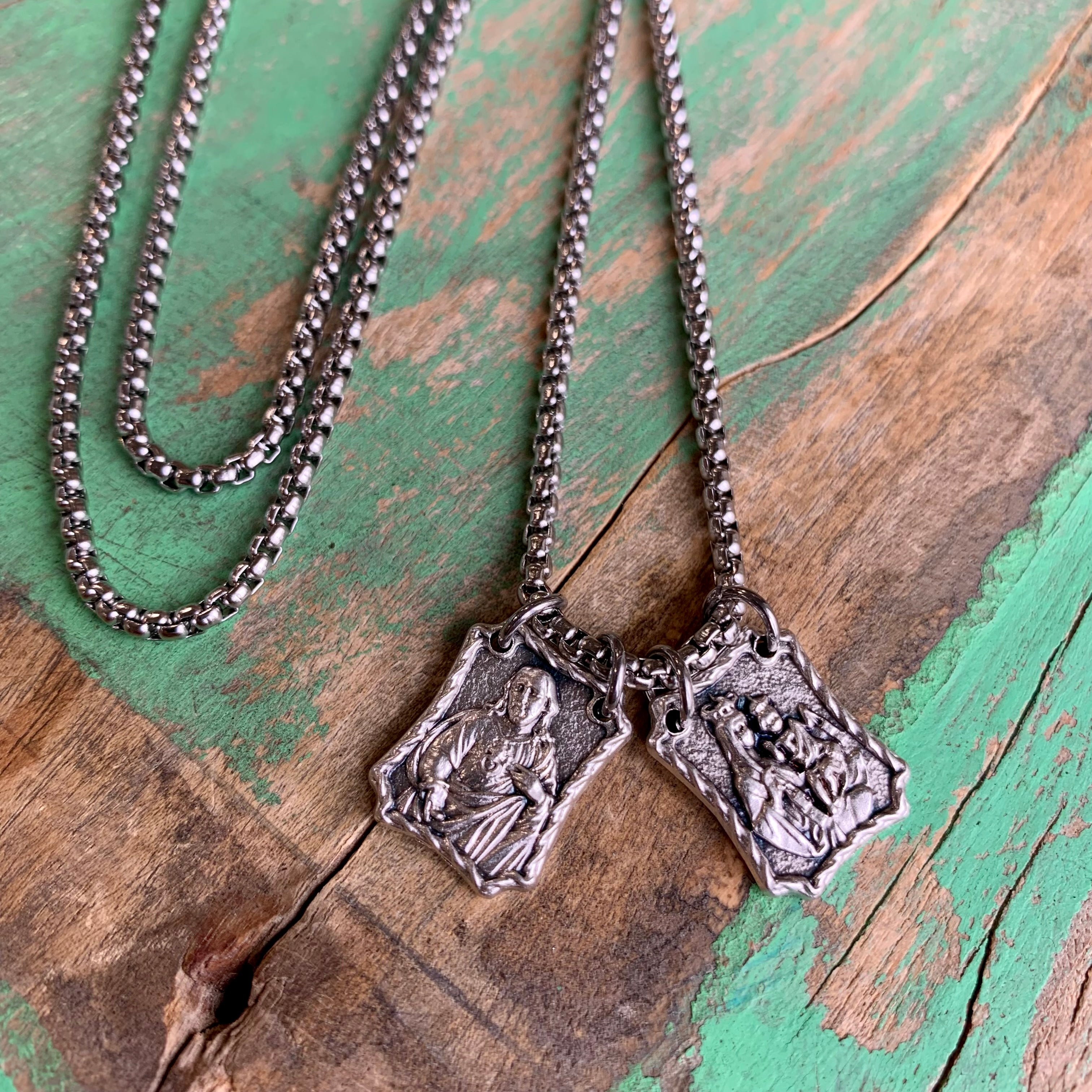 Mens 2025 scapular necklace