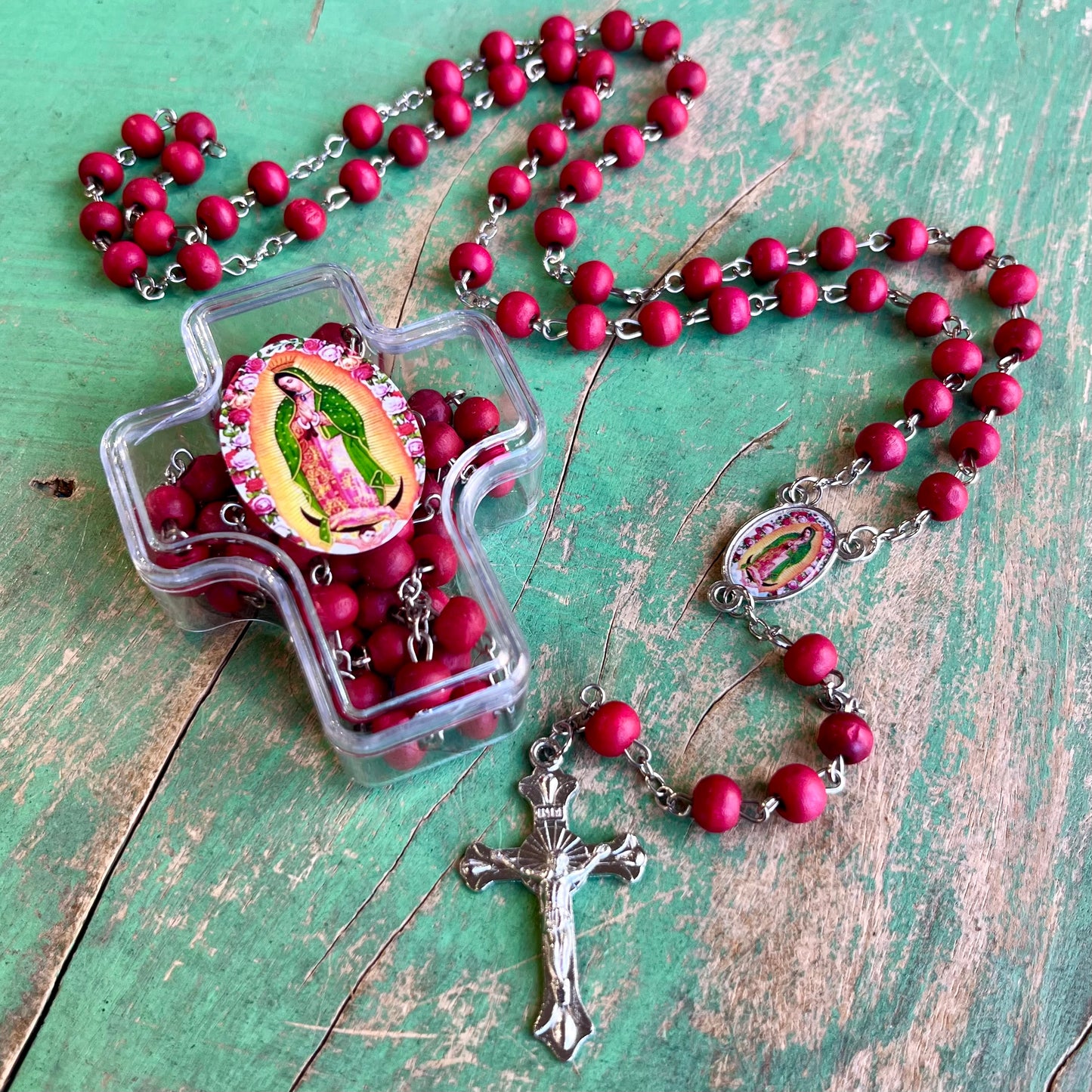 Rosary with Cross Case