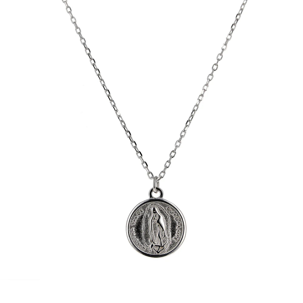 Our Lady of Guadalupe Sterling Silver Chain