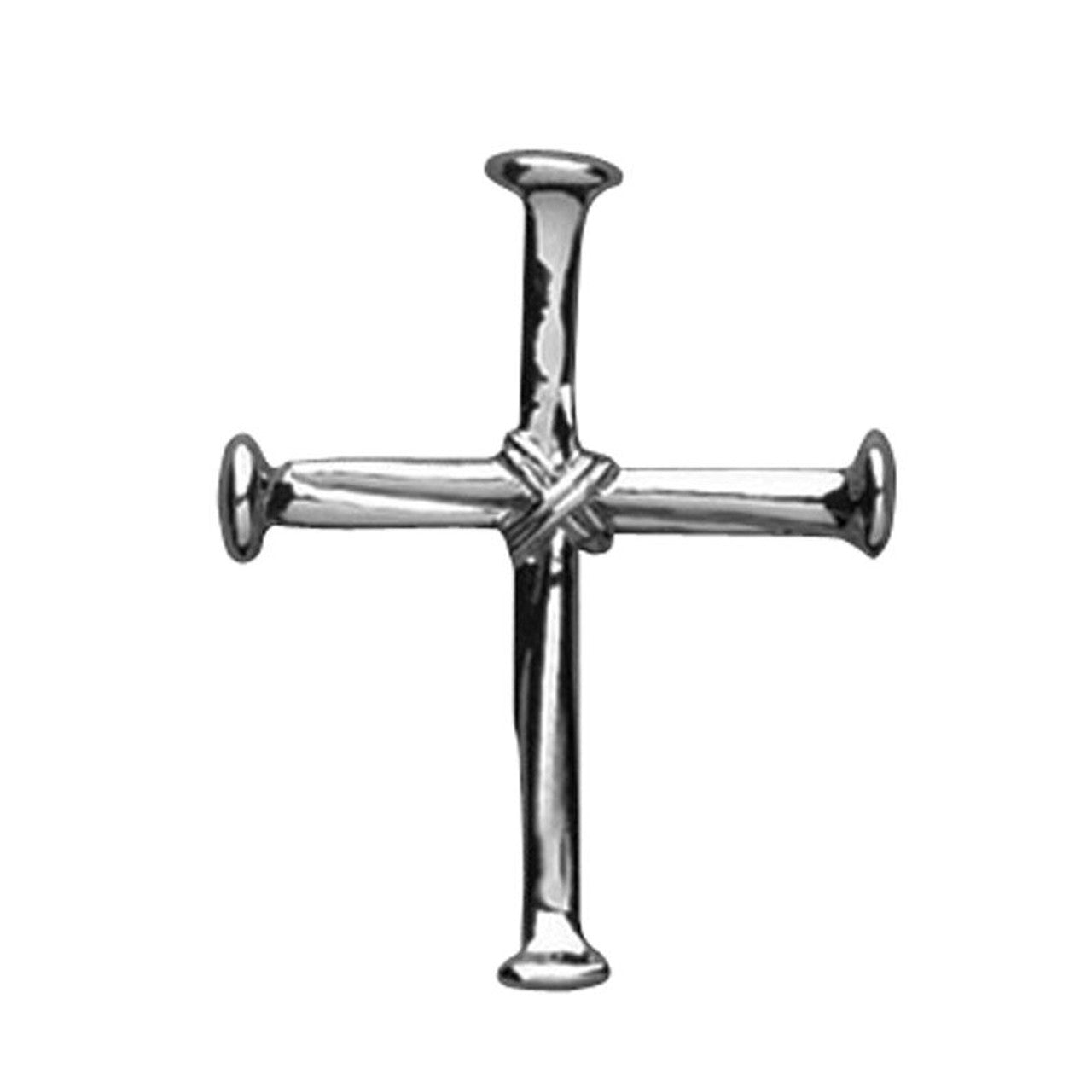 Nails Cross Lapel Pin