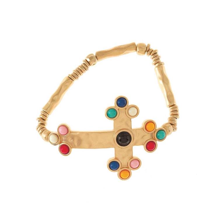 Gold Colorful Dots Bracelets