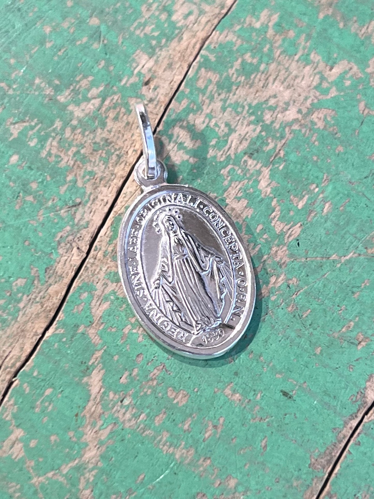 Sterling Silver Miraculous Medal Charm