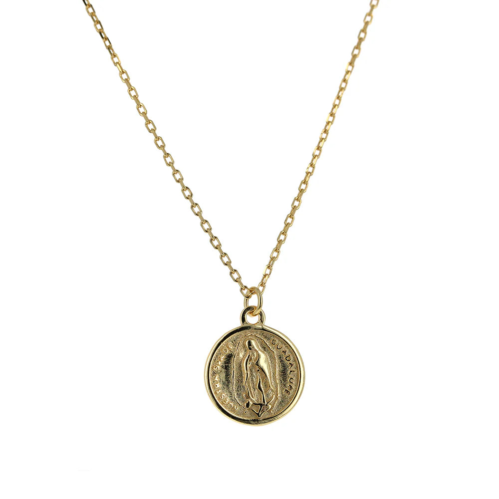 Our Lady of Guadalupe Sterling Silver Chain