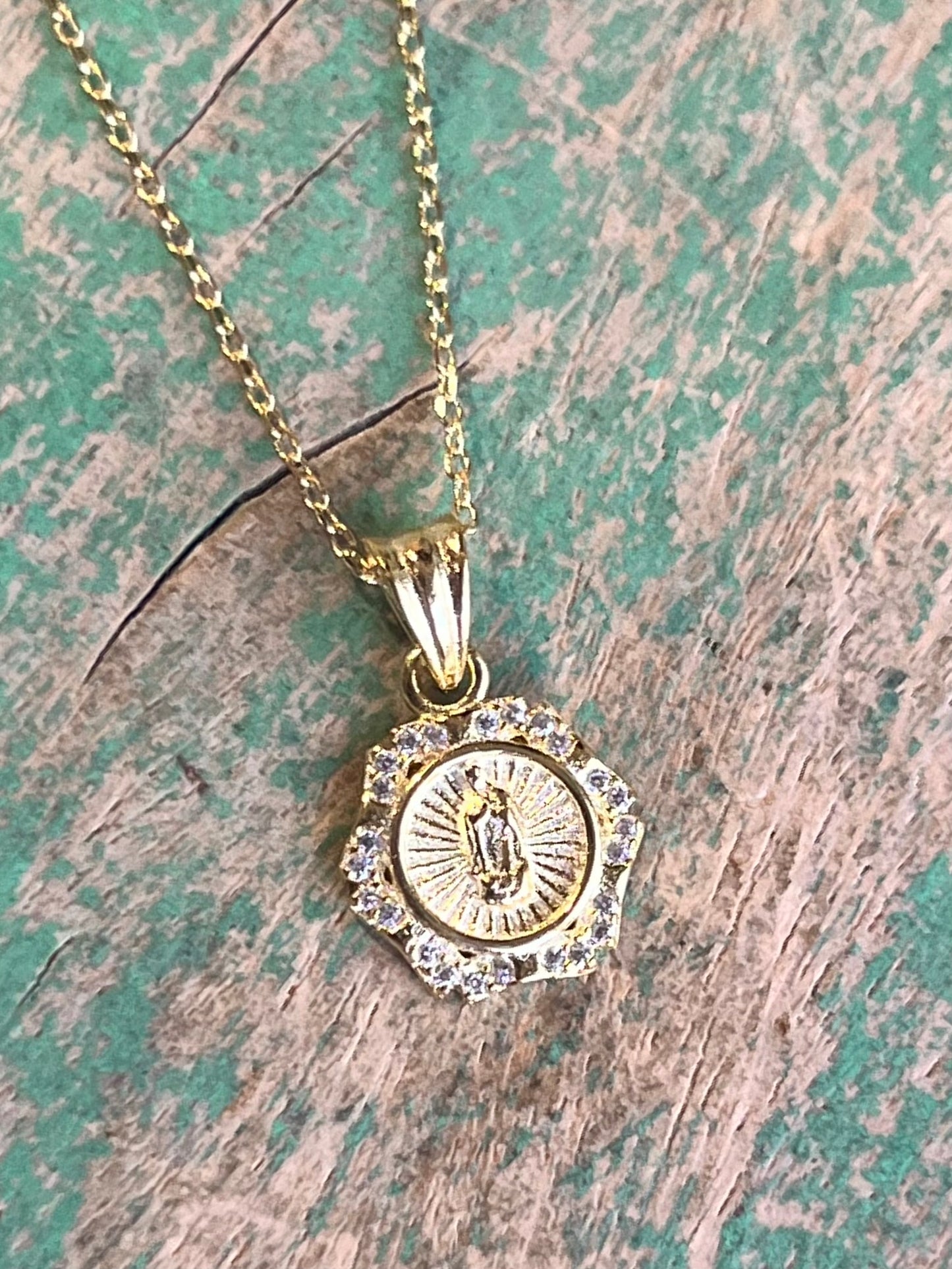 Petite CZ OLG Chain Necklace