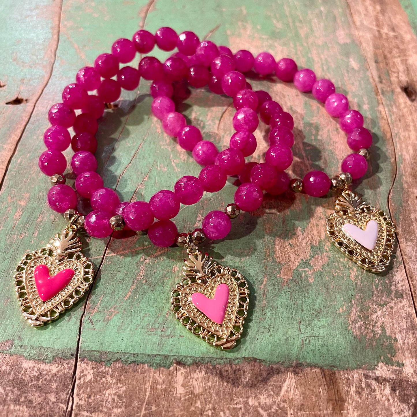 Hot Pink Love Bracelet