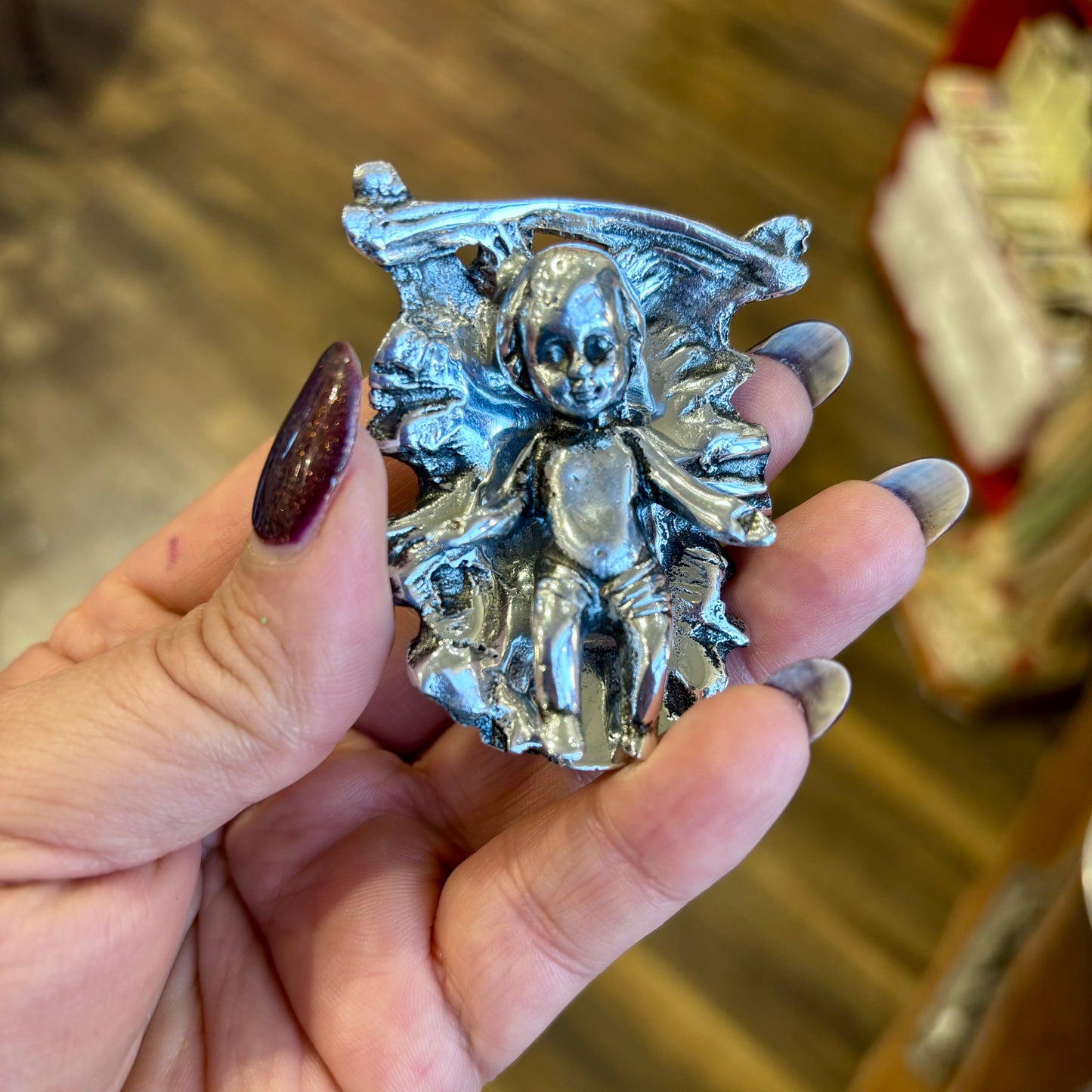 Small Pewter 2 pc Baby Jesus