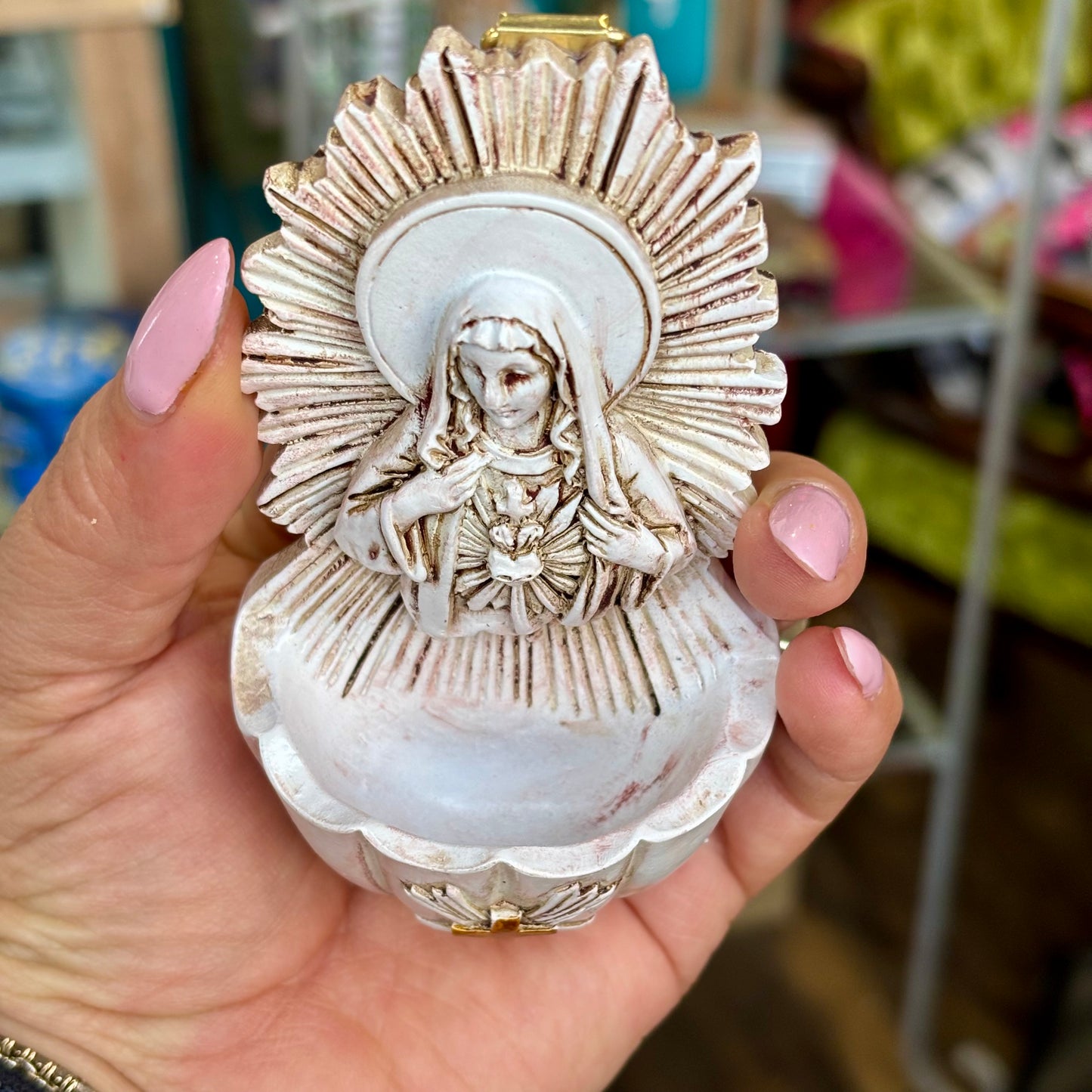 Immaculate Heart of Mary Holy Water Font