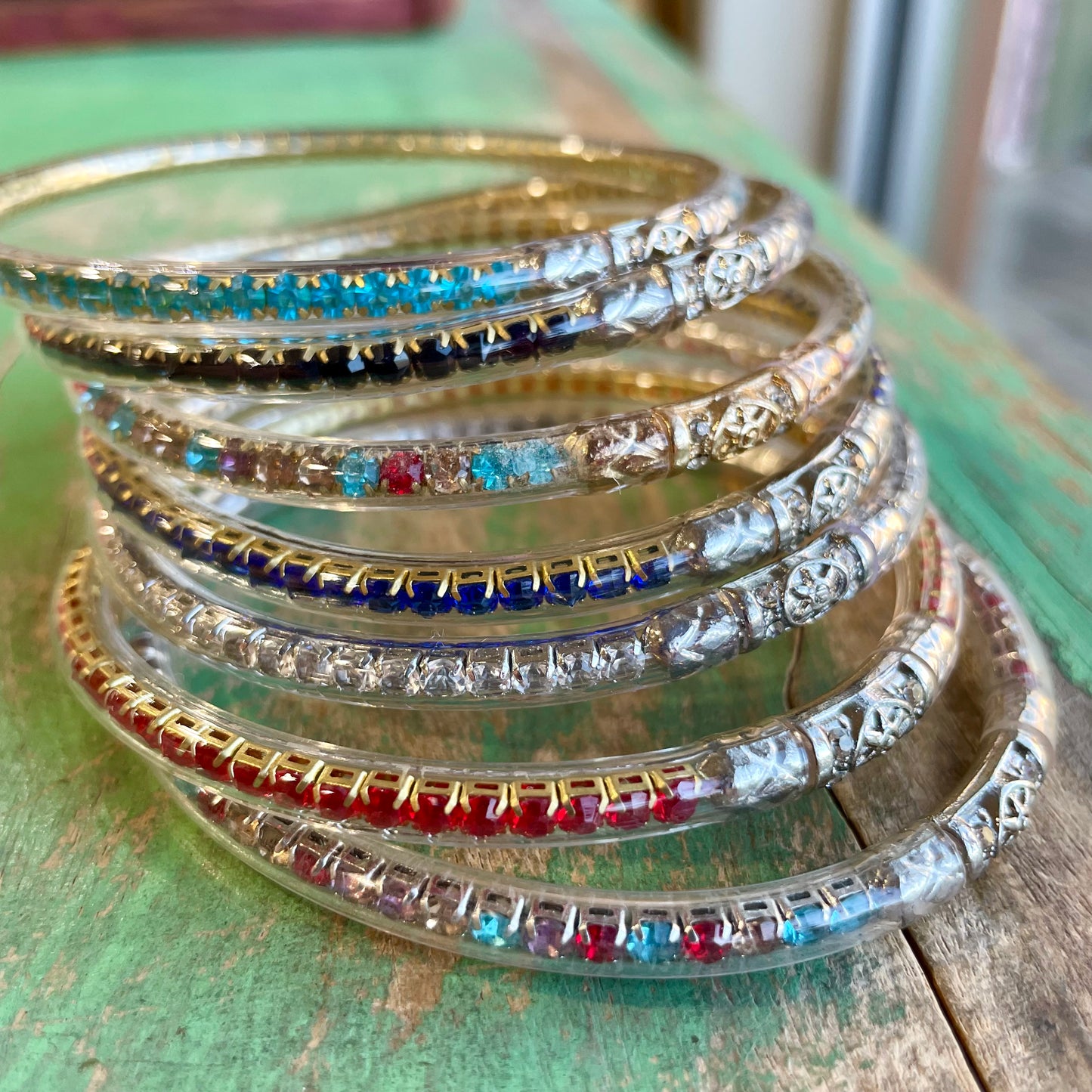 Rhinestone Bangles