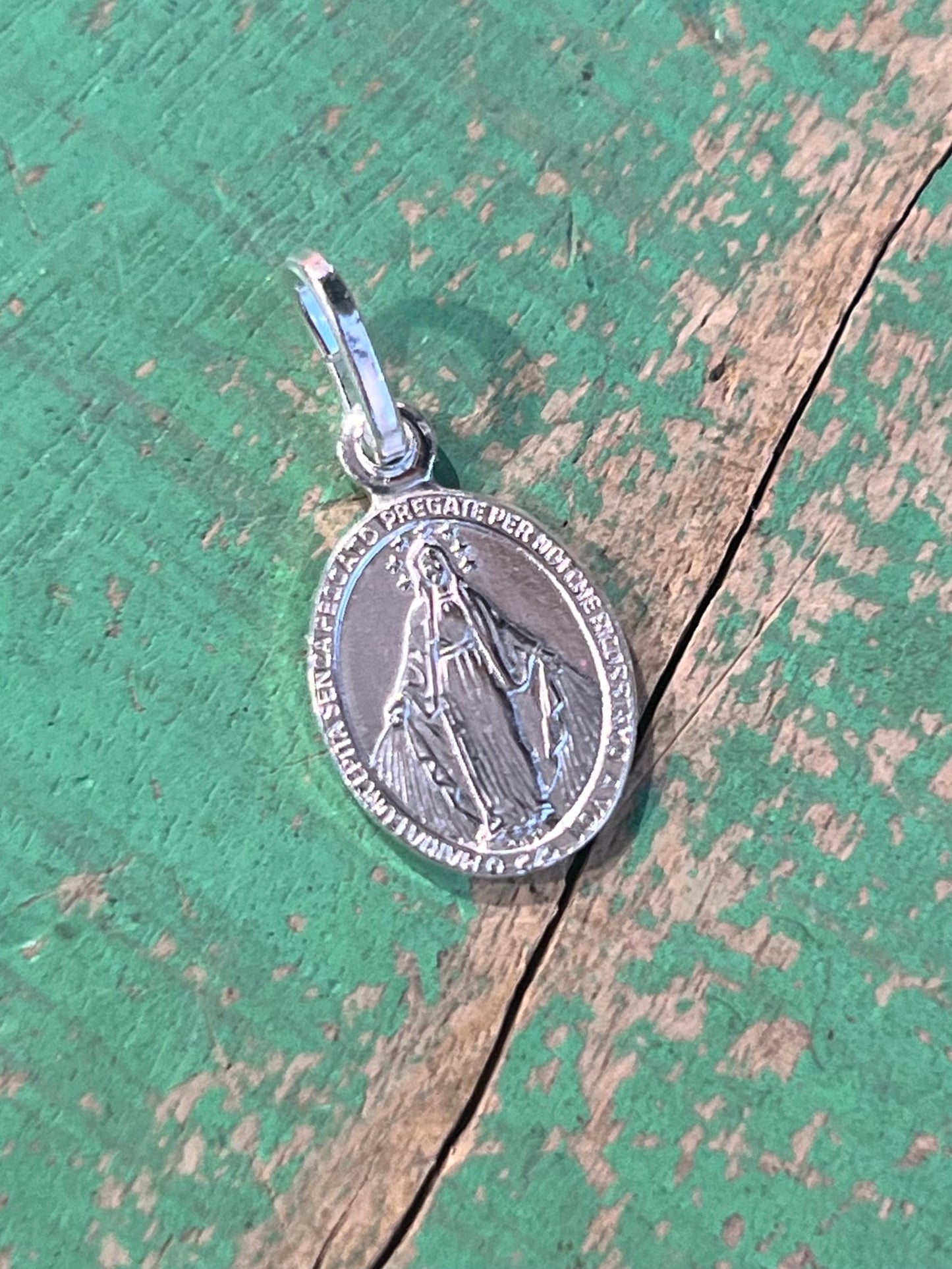 Sterling Silver Miraculous Medal Charm