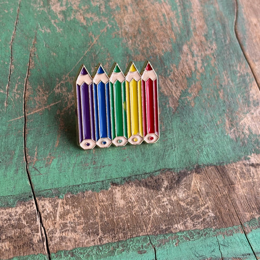 Crayon Lapel Pin