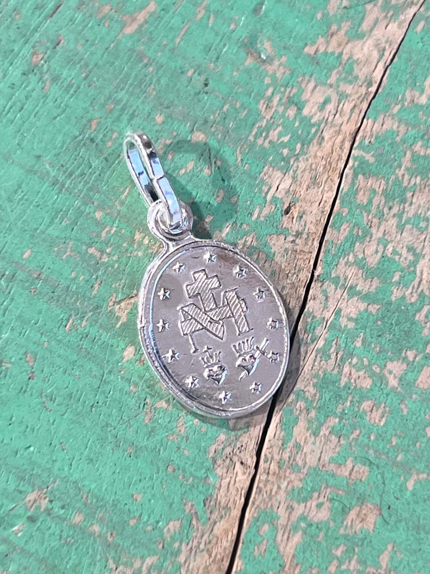 Sterling Silver Miraculous Medal Charm