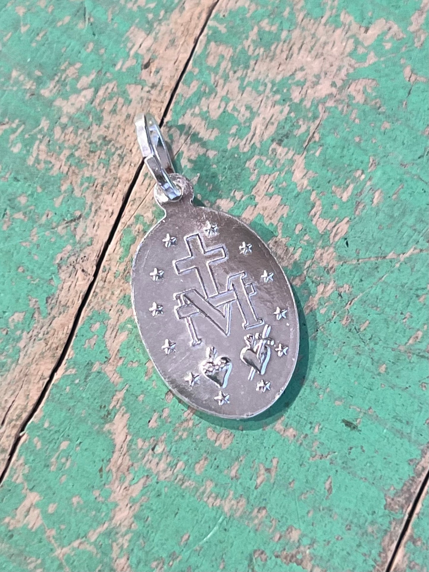 Sterling Silver Miraculous Medal Charm