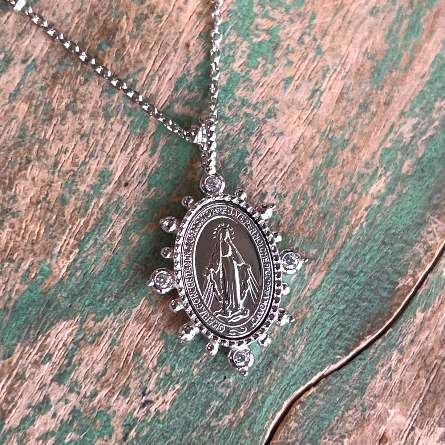 Bethany Miraculous Medal Chain Necklace