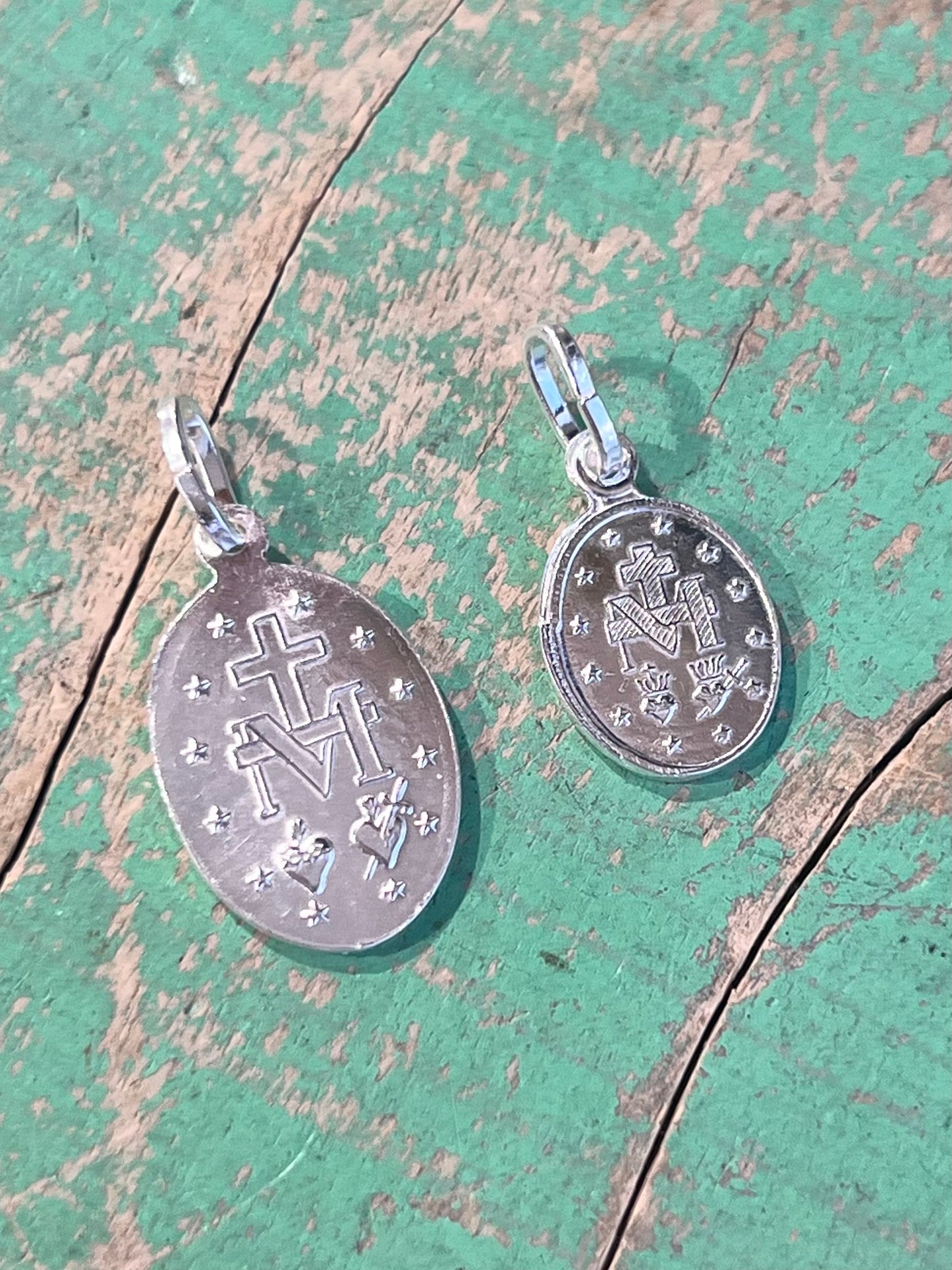 Sterling Silver Miraculous Medal Charm