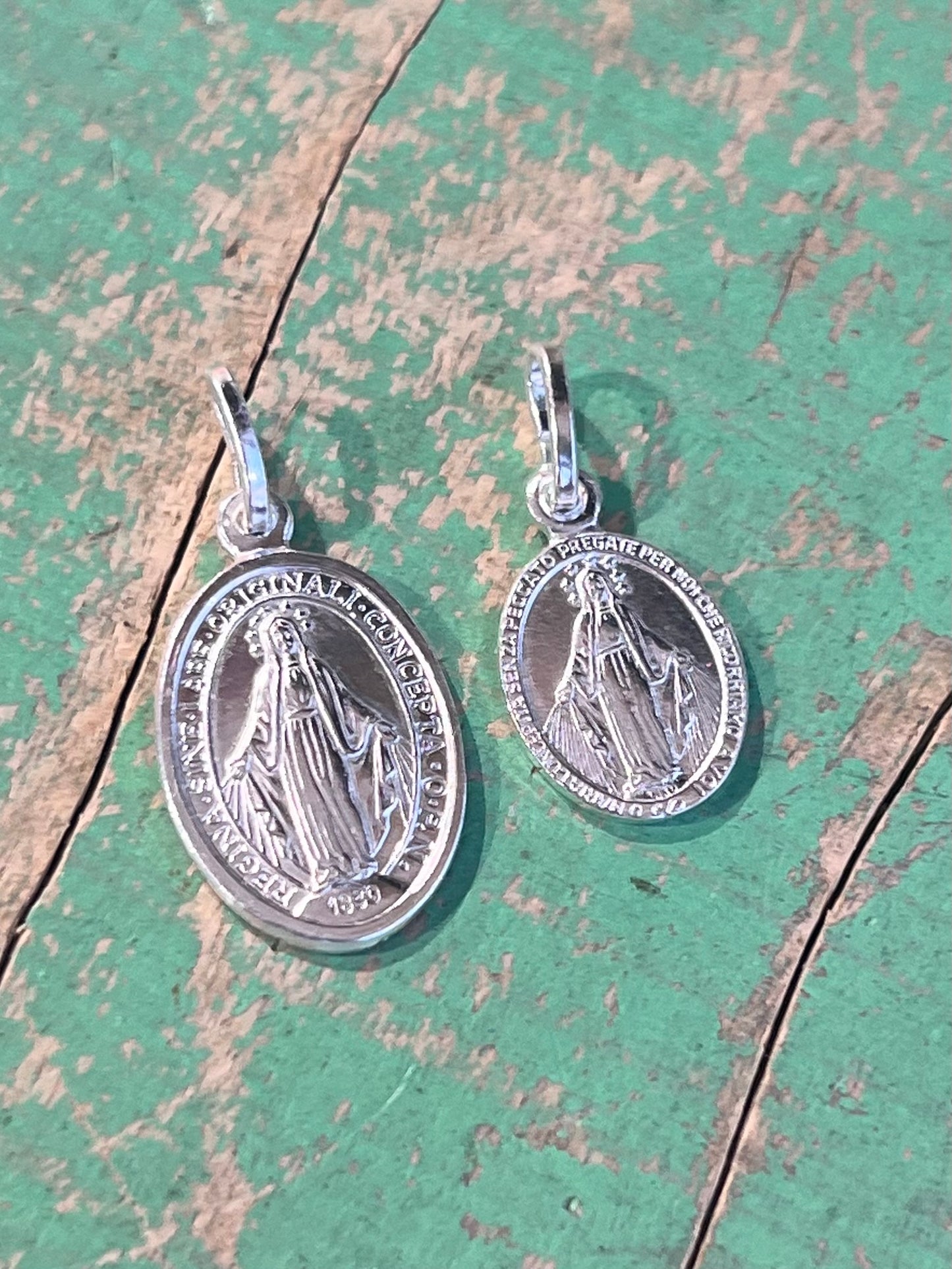 Sterling Silver Miraculous Medal Charm