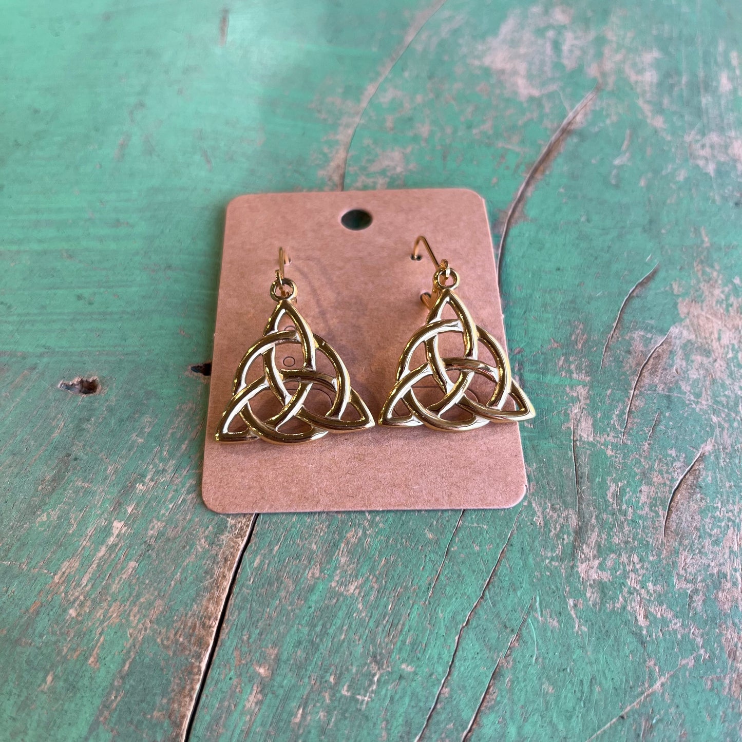 Trinity Celtic Knot Necklace and Earrings