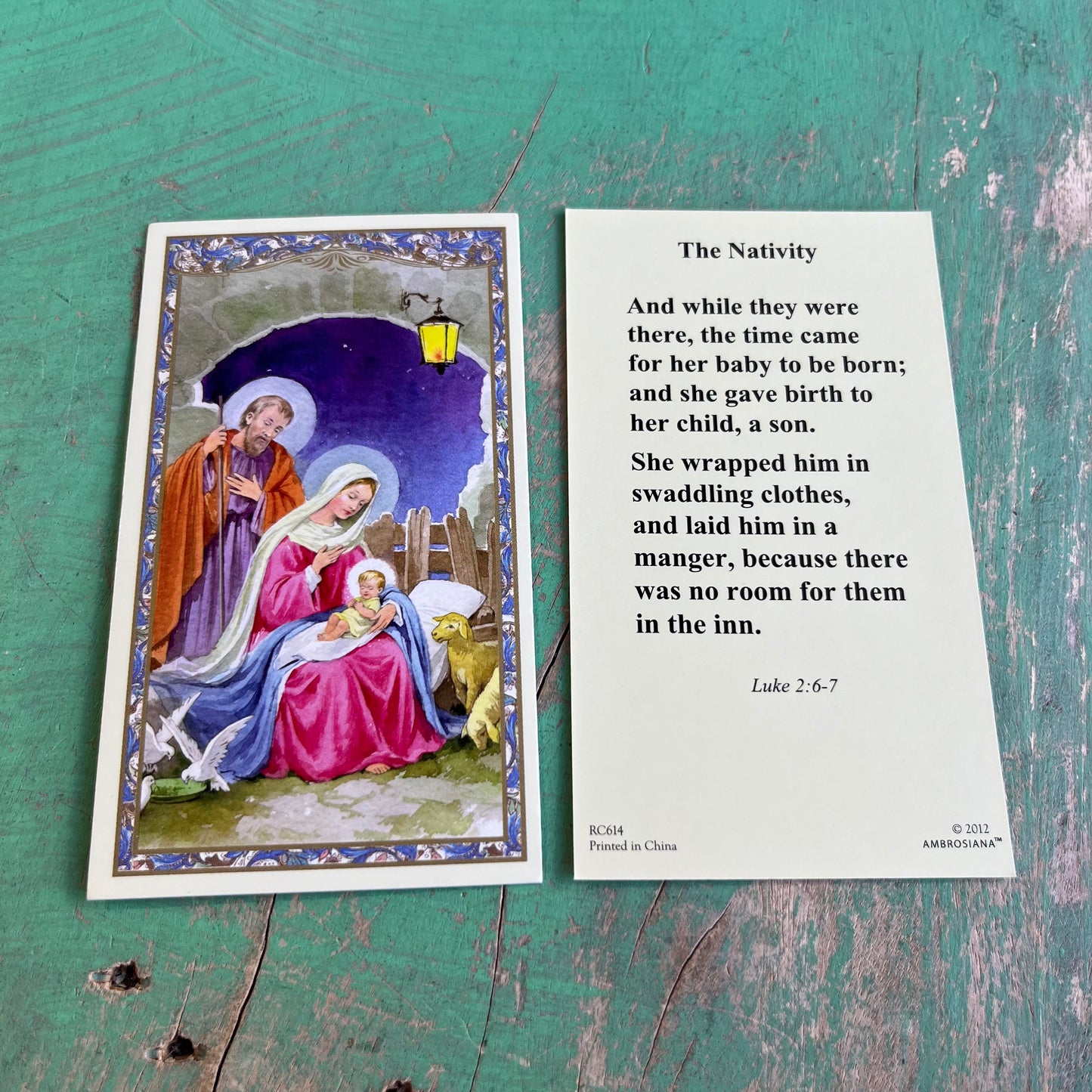 Card Stock Prayer Cards