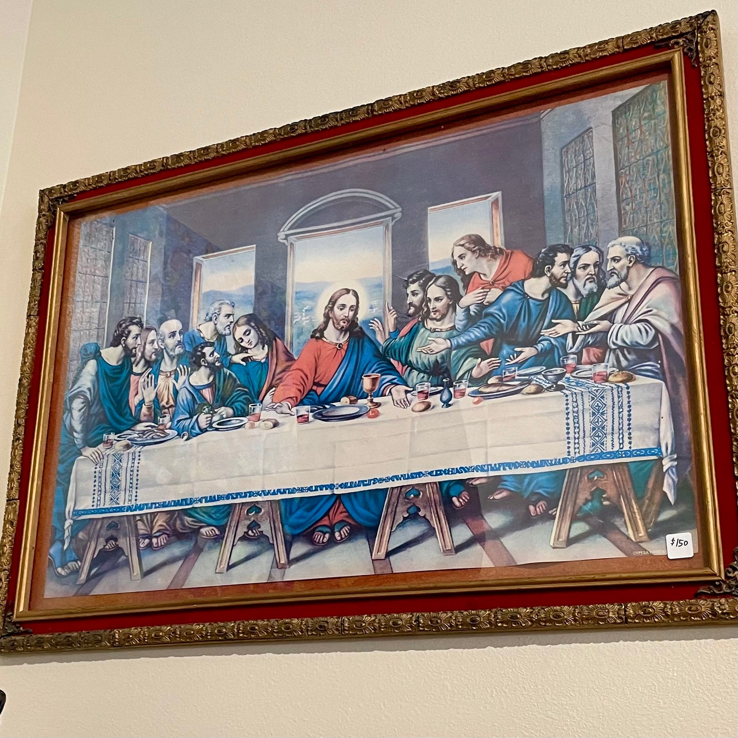 Last Supper Framed Artwork