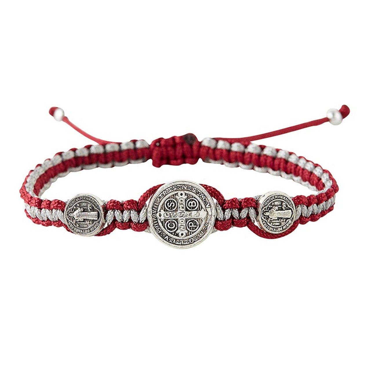 St. Benedict Macrame Bracelet