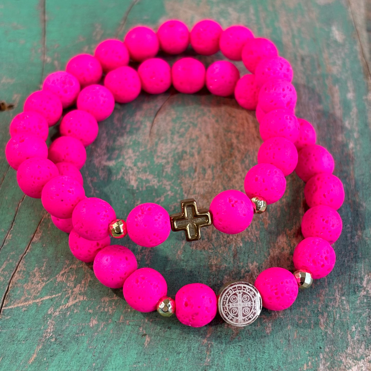 Pink Lava Bracelets