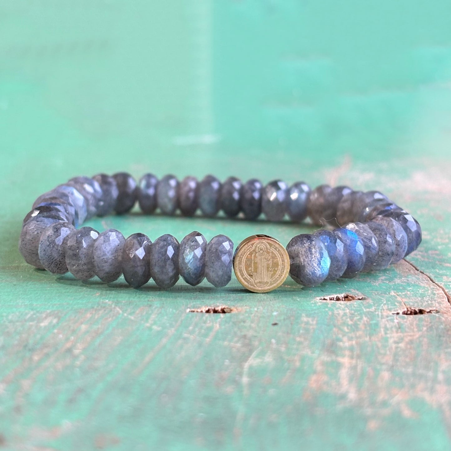 Labradorite Faith Bracelet