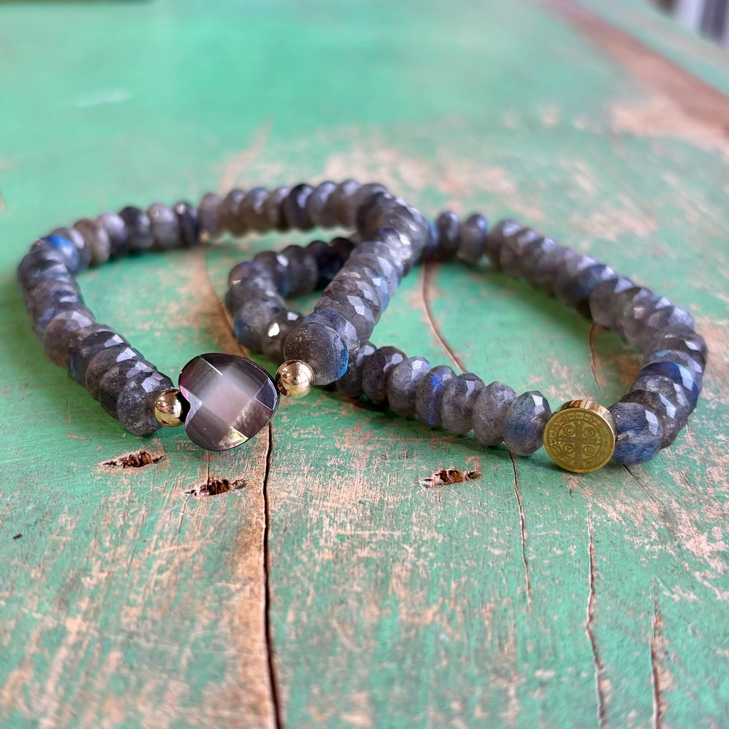 Labradorite Faith Bracelet