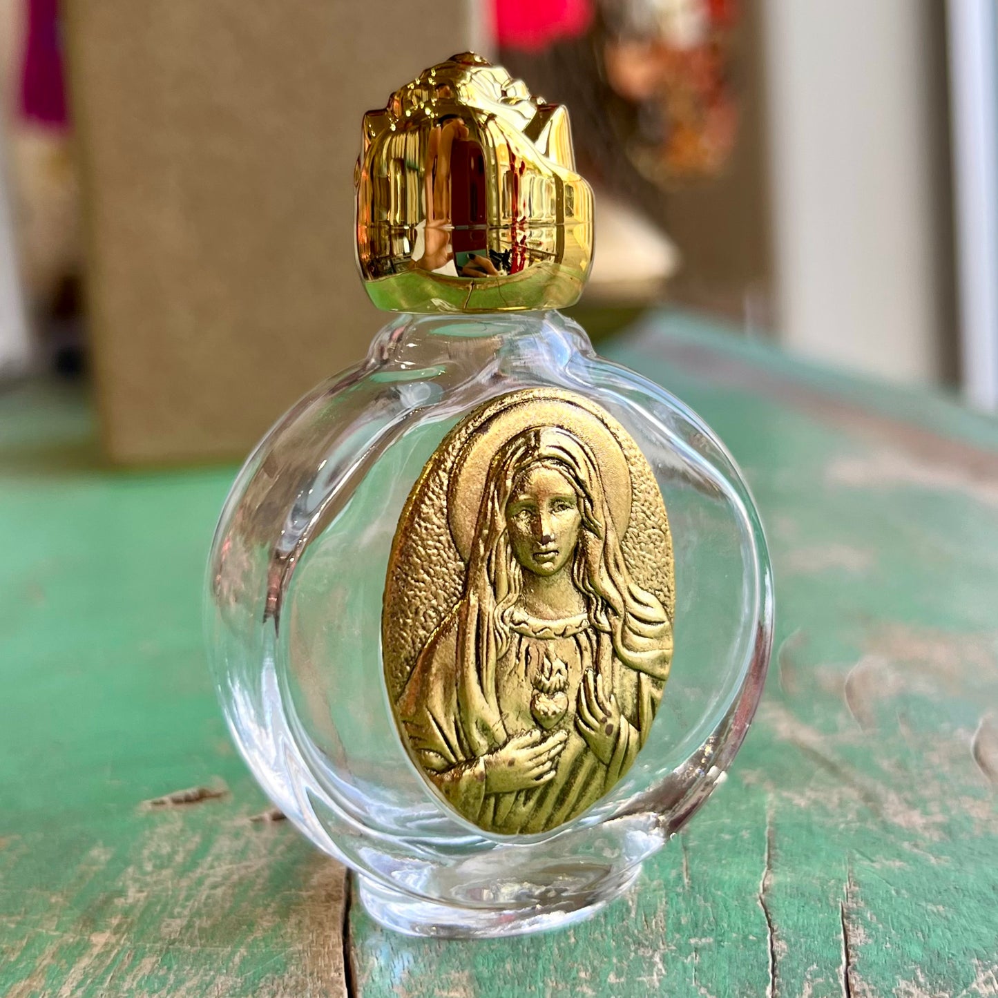 Glass Holy Water Bottle