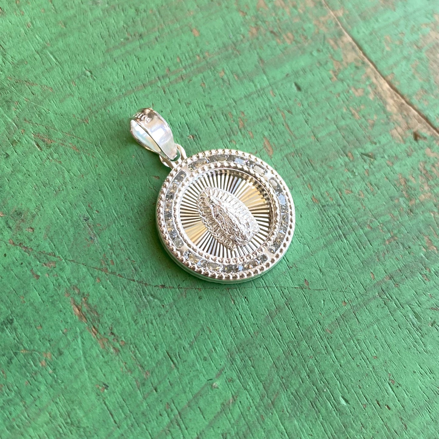 Sterling Silver Sparkle OLG Pendent