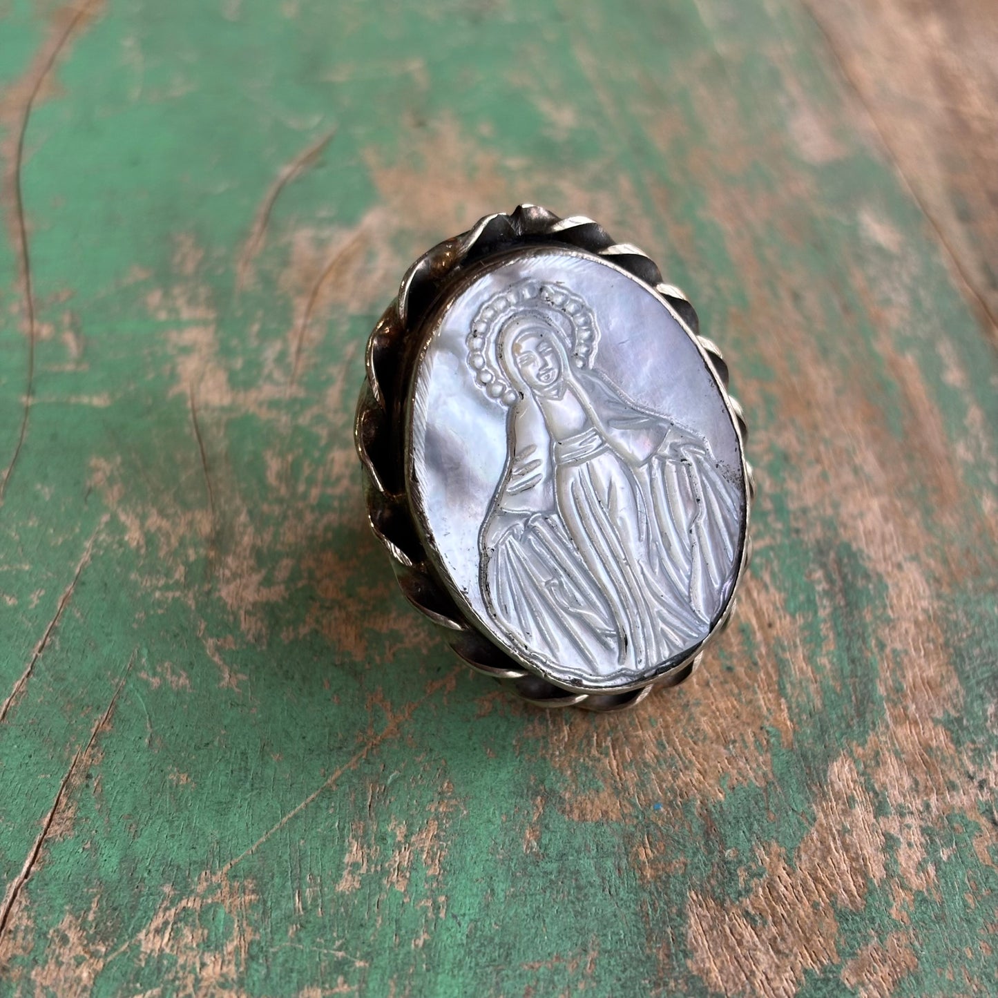 Our Lady of Grace Adjustable Ring