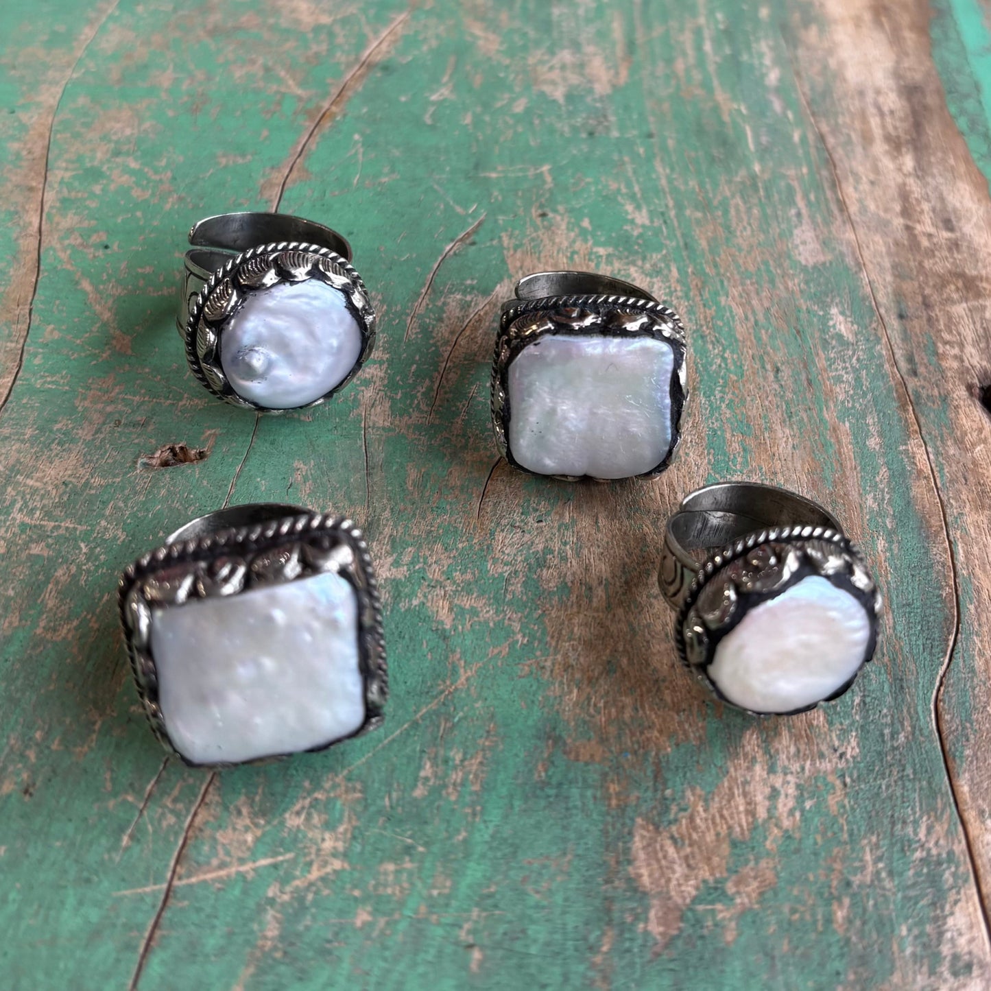 Freshwater Pearl Adjustable Rings