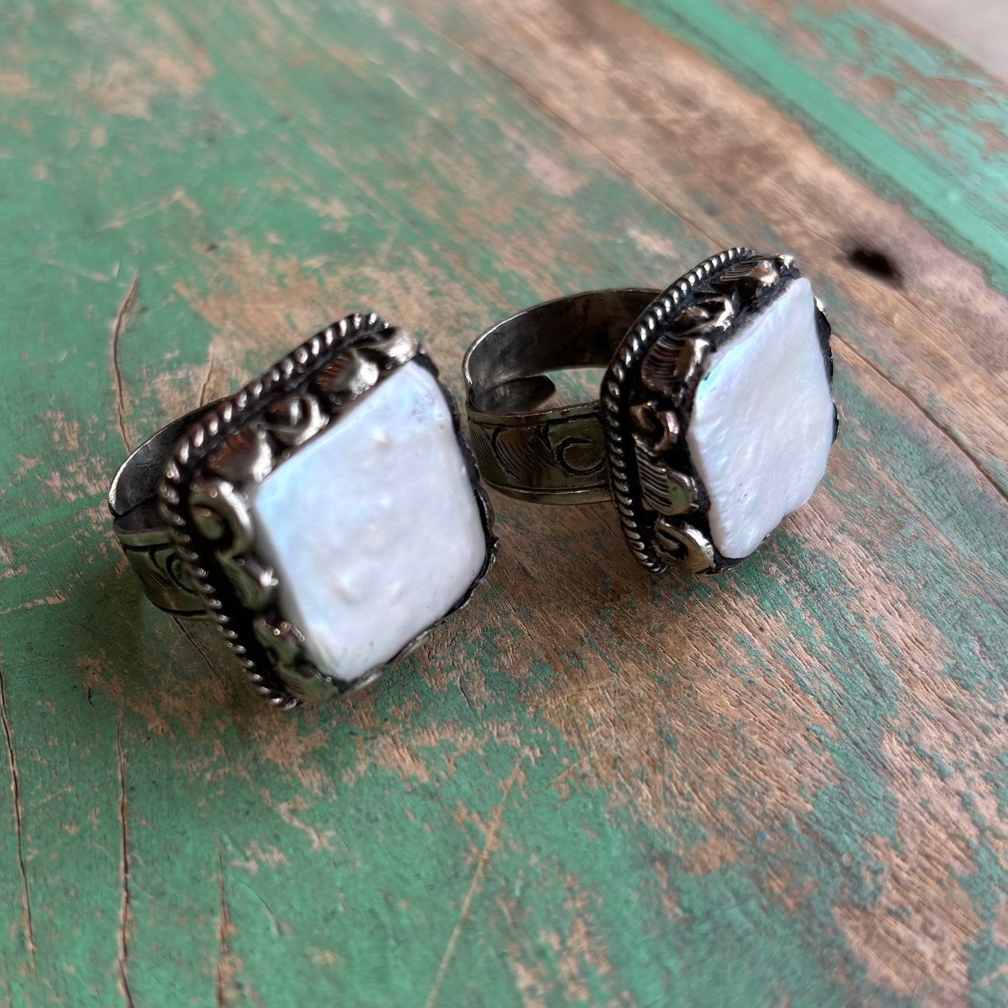 Freshwater Pearl Adjustable Rings