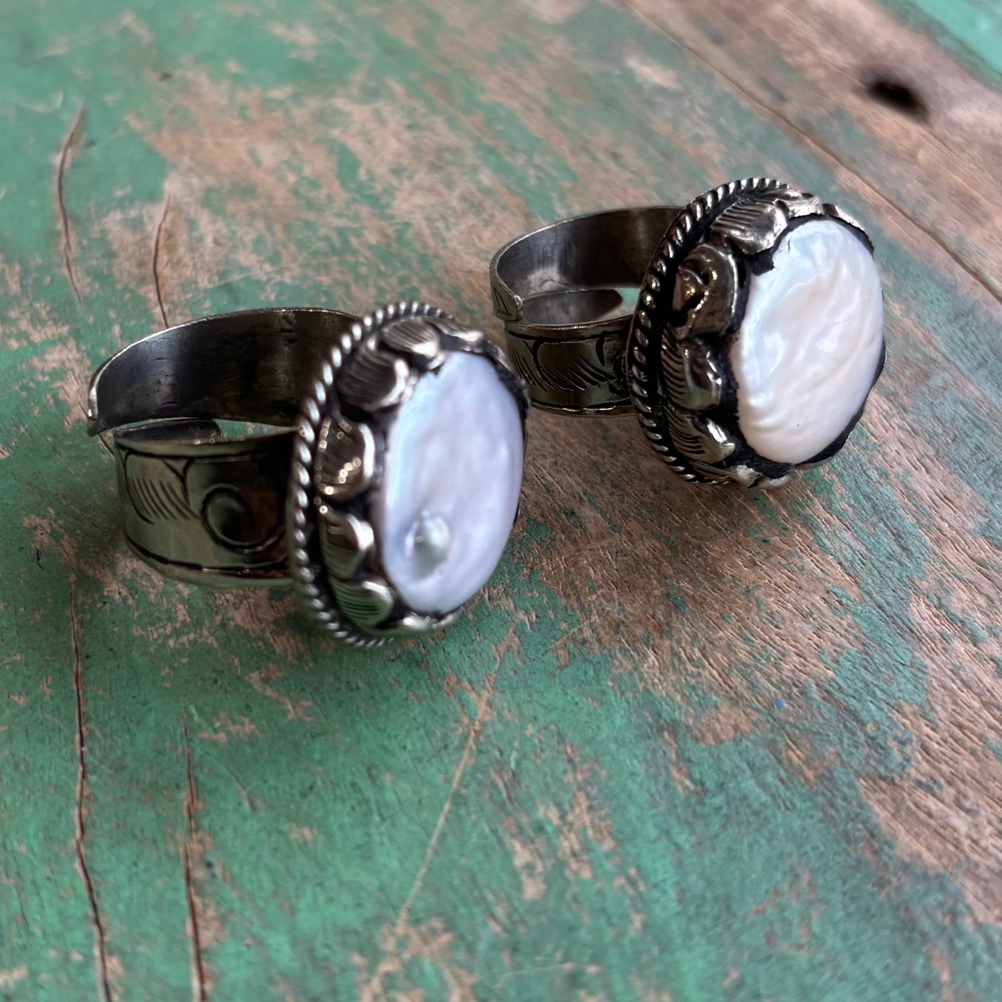 Freshwater Pearl Adjustable Rings