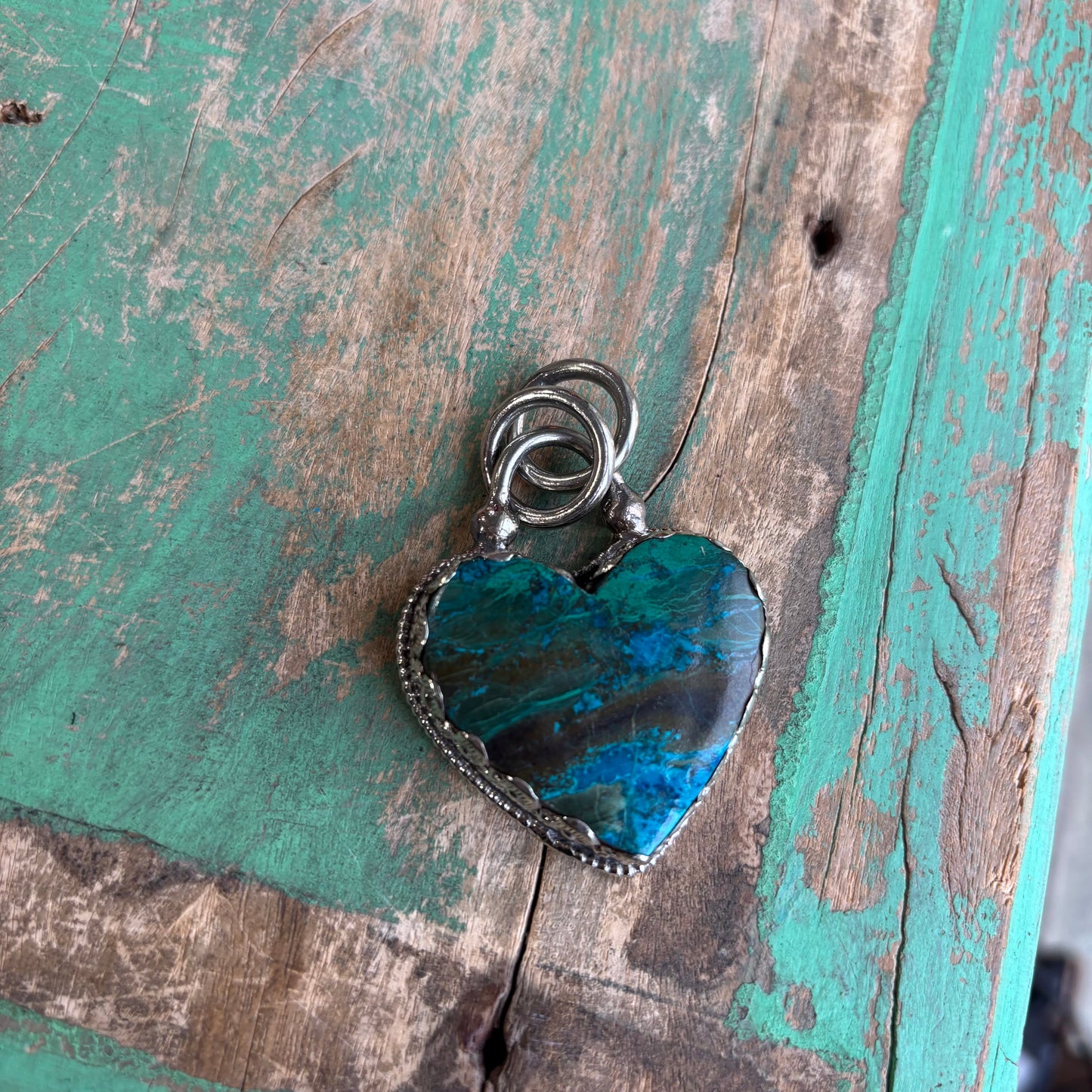 Tranquil Heart Chrysocolla Necklace