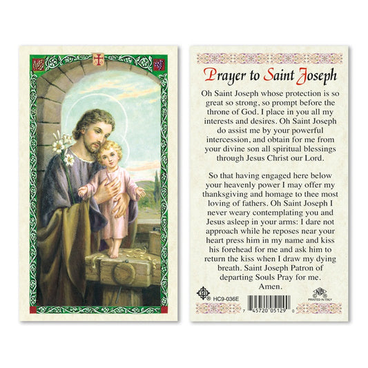 Laminated Saint Prayer Card