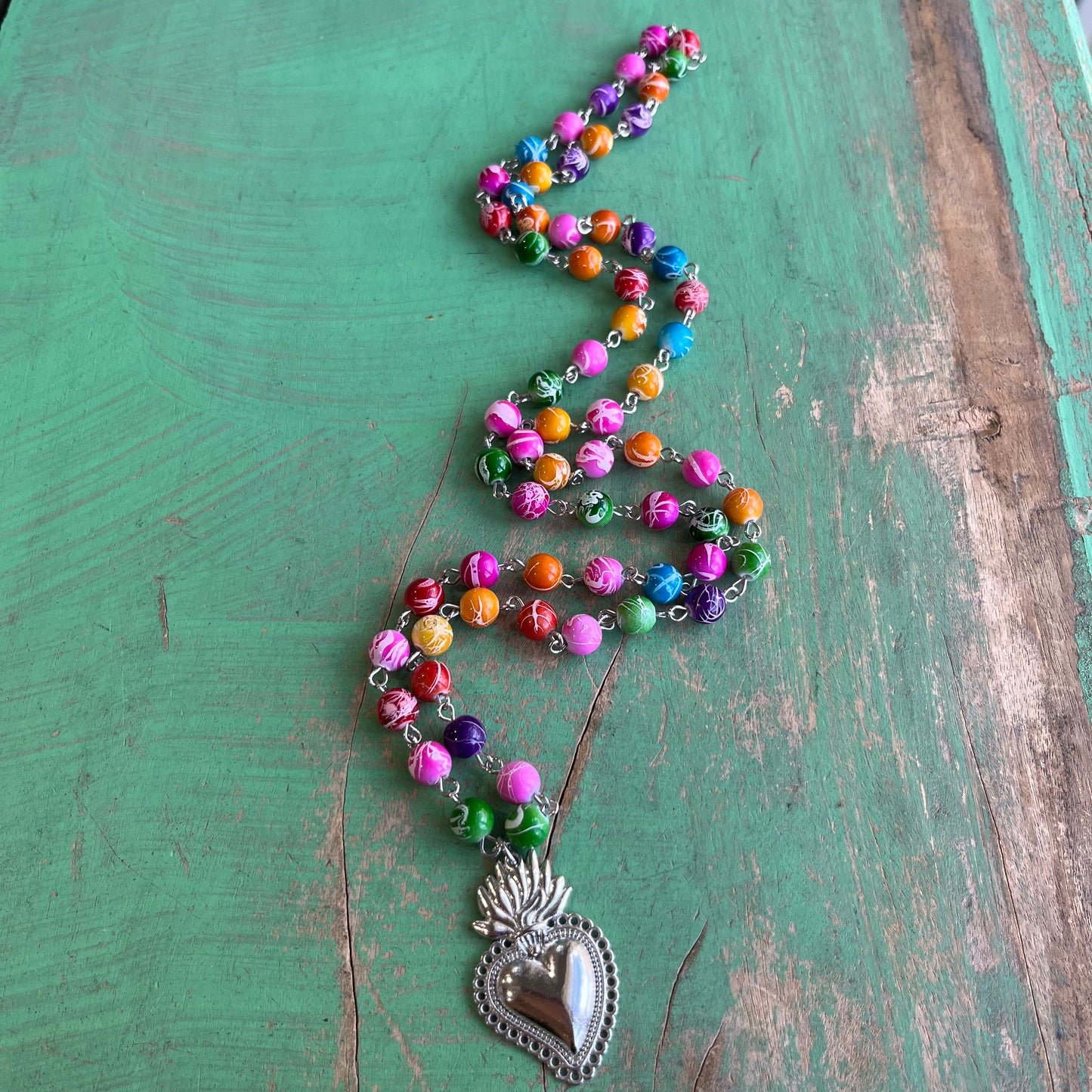 Sacred Heart Fiesta Necklace