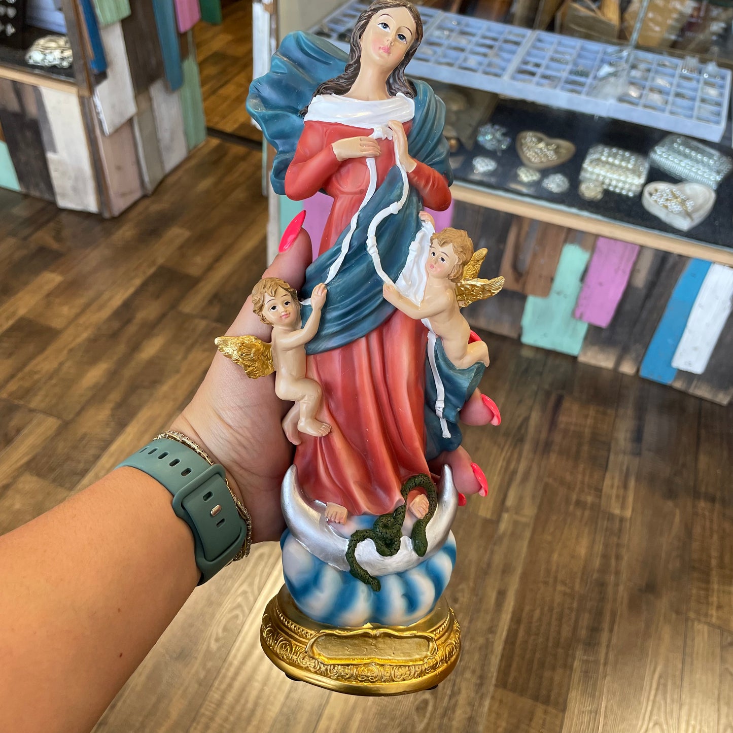 Our Lady Undoer of Knots Statues