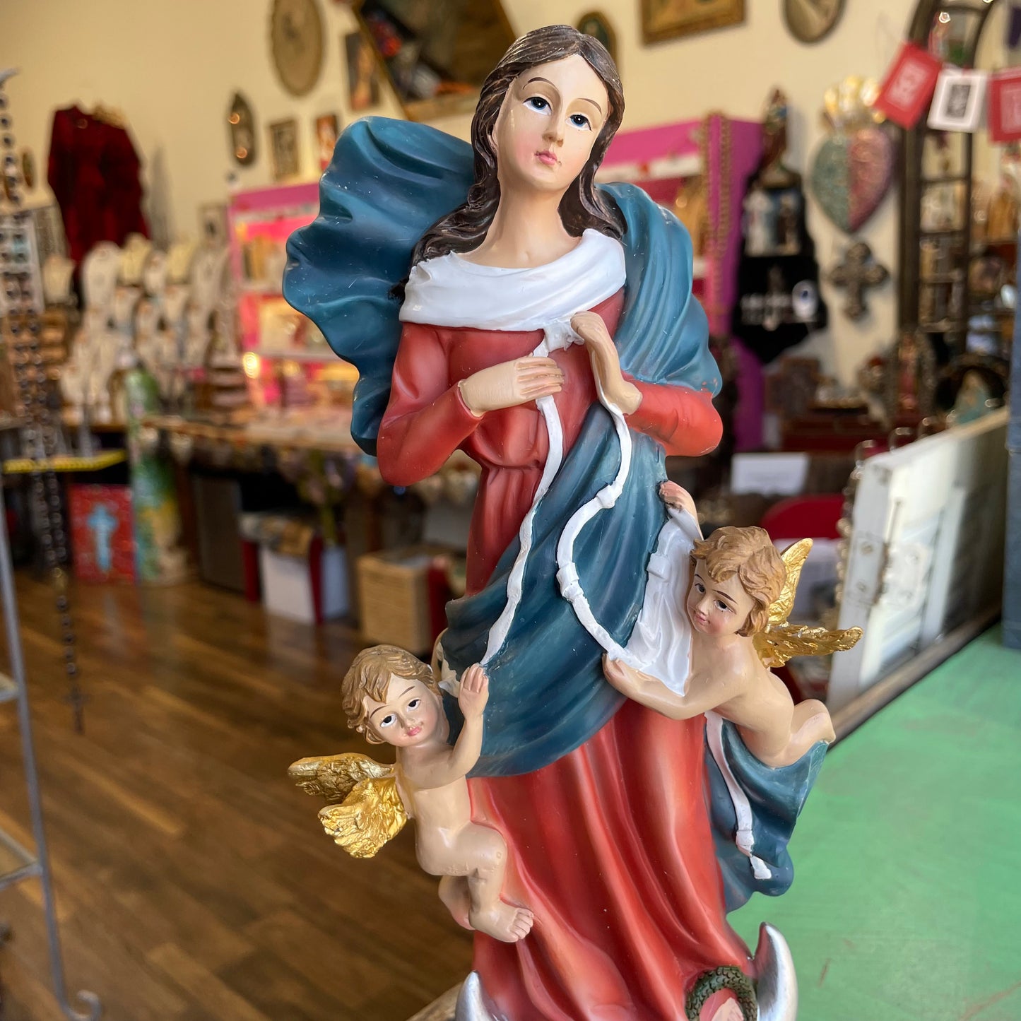 Our Lady Undoer of Knots Statues