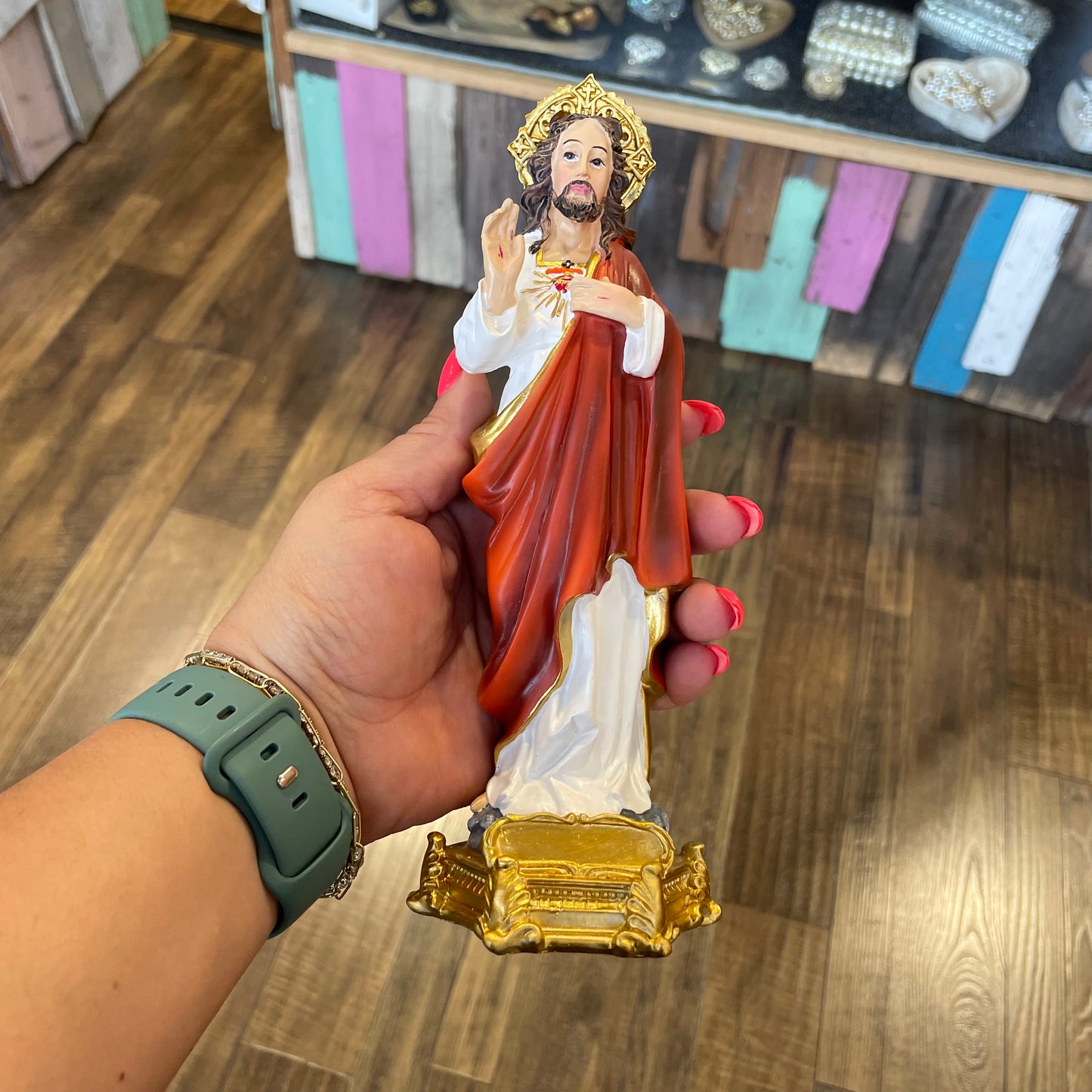 Resin Sacred Heart of Jesus Statues