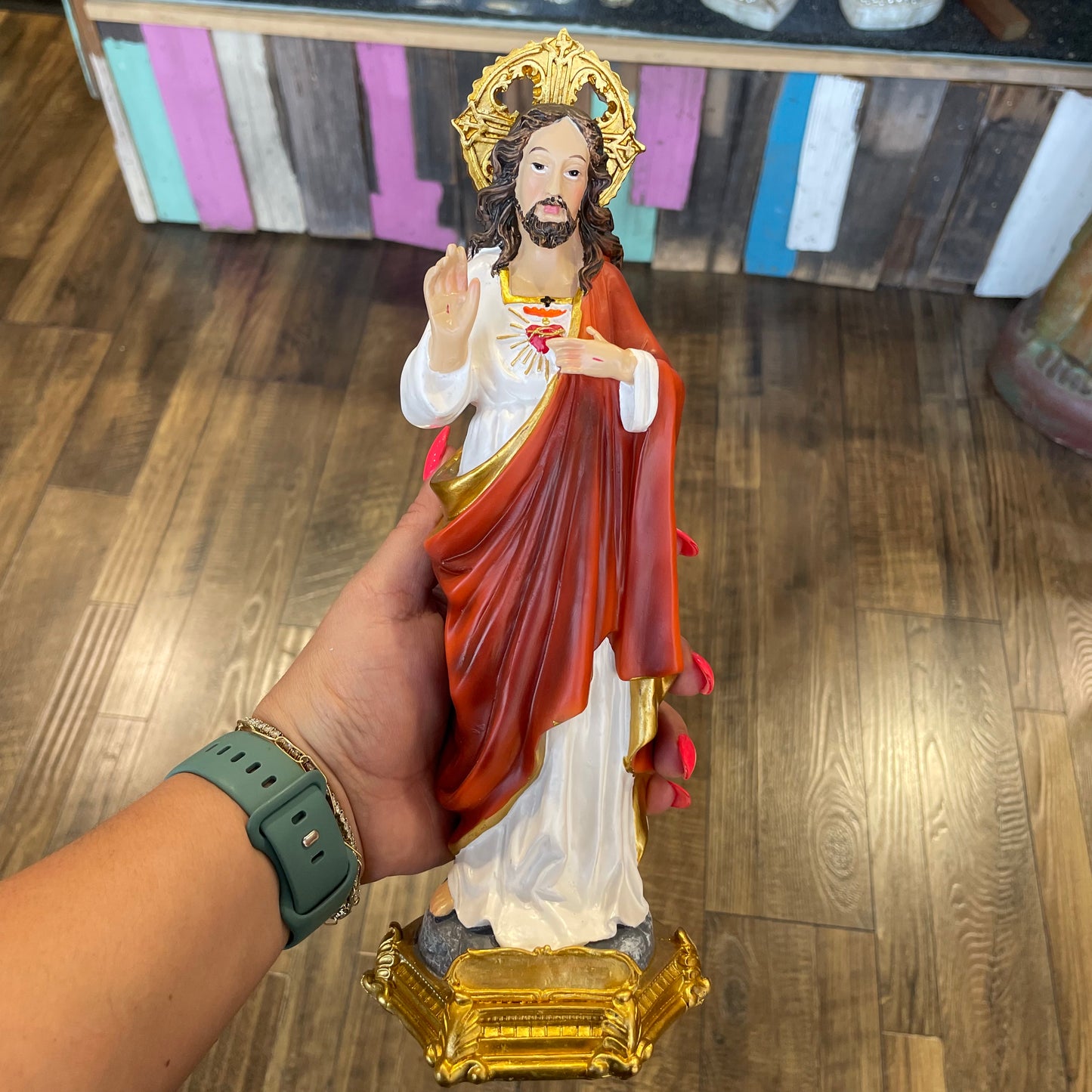 Resin Sacred Heart of Jesus Statues