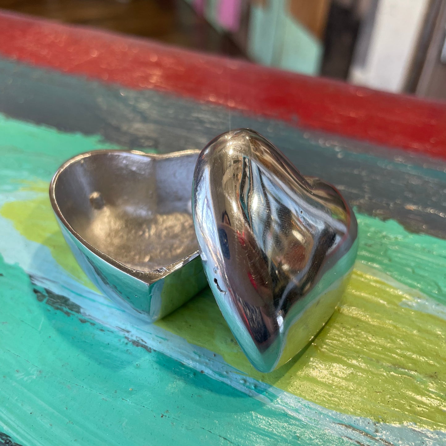 Pewter Mini Heart Box