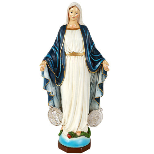 Virgen Mary Miraculous Medal Statue