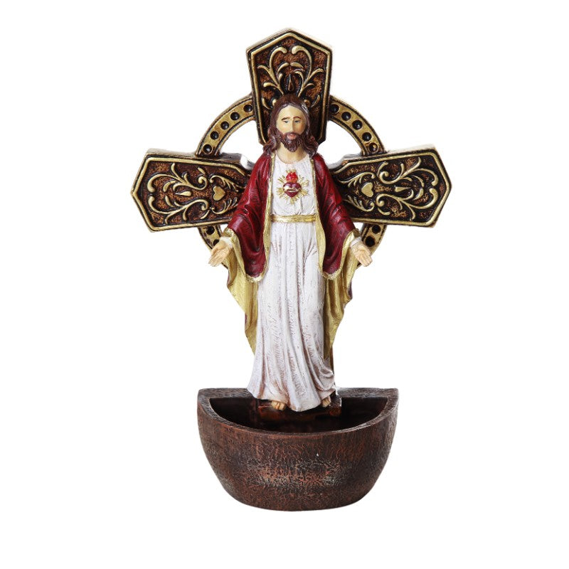 Sacred Heart of Jesus Holy Water Font