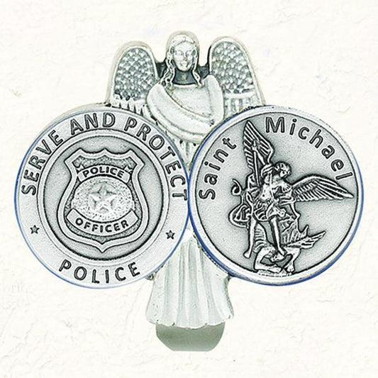 St Michael Angel Visor Clips