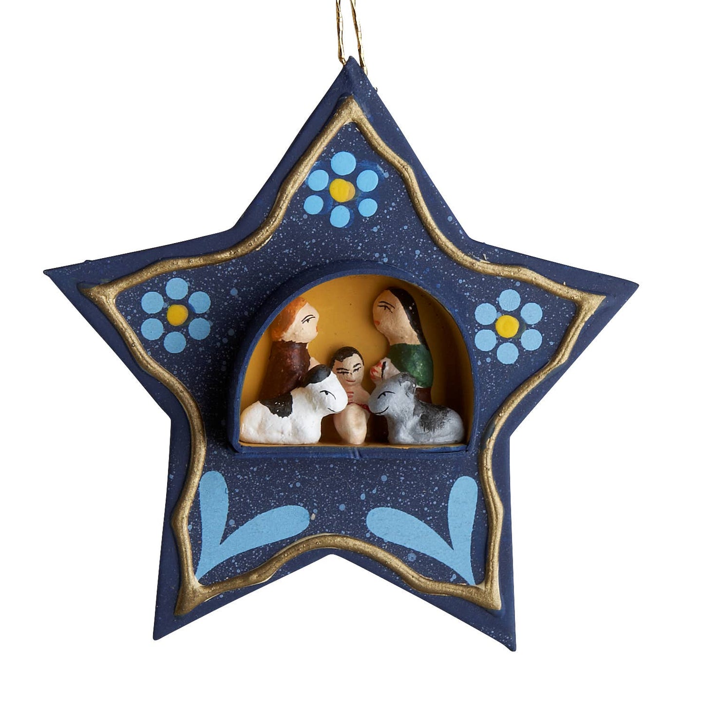 Tiny Retablo Star Ornament