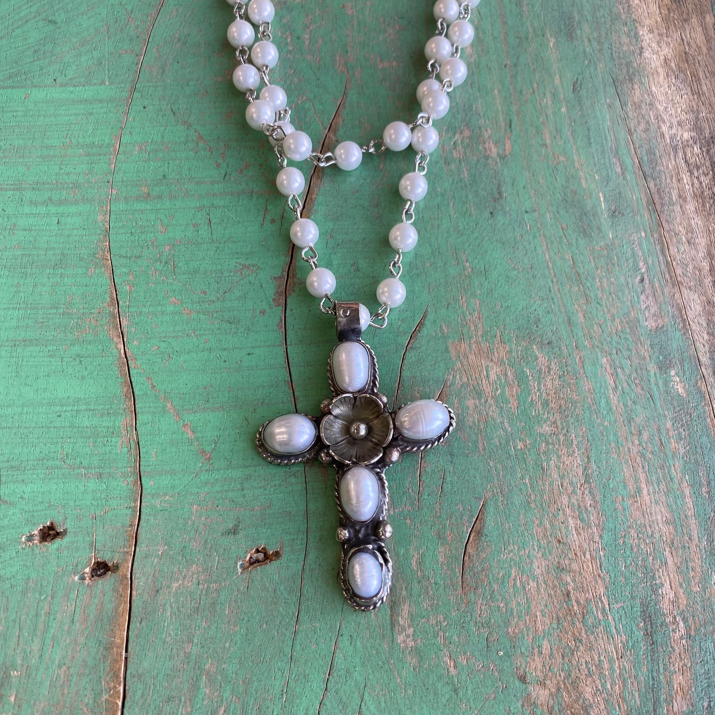 Double Layer Pearl Necklace