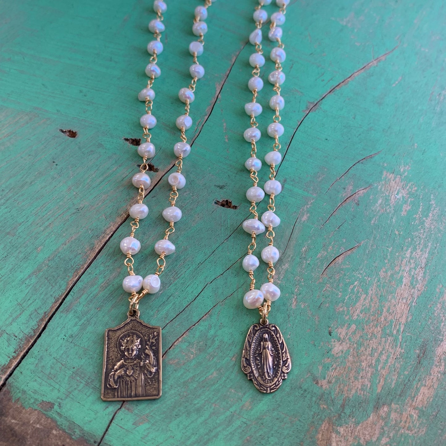 Pearls and Prayers Necklace