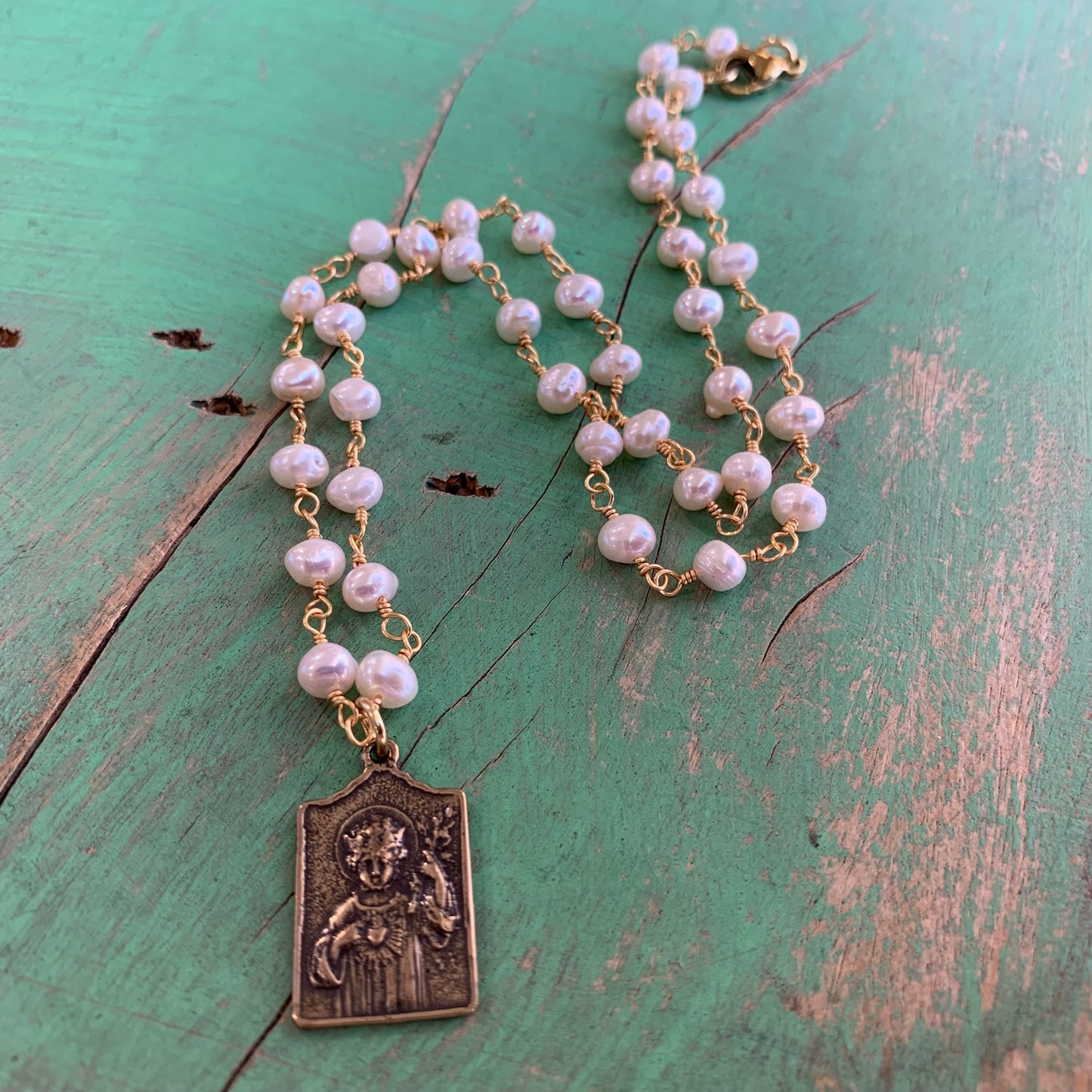 Pearls and Prayers Necklace