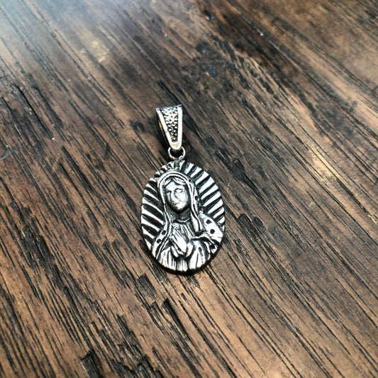 Sterling Silver Oval OLG Pendant