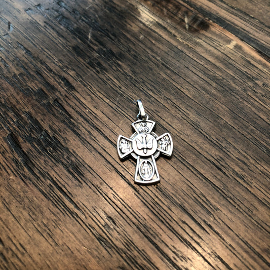 Sterling Silver 5 Way Cross